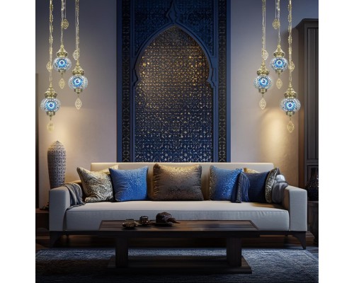 CL419136 Каир Мозаика Синяя Подвес