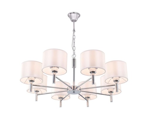 Подвесная люстра Citilux CL463180 Аврора Хром + Белый