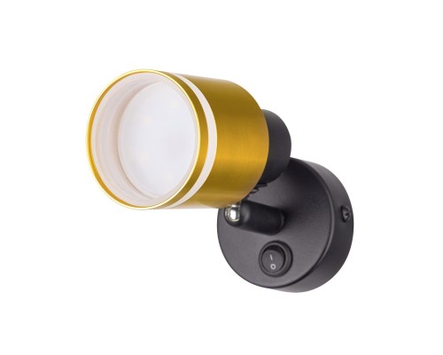 CL565514 Bruno Черный+Бронза Св-к Спот