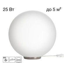 CL941D25T1 RON Настольный Св-к Шар Хром Мат.