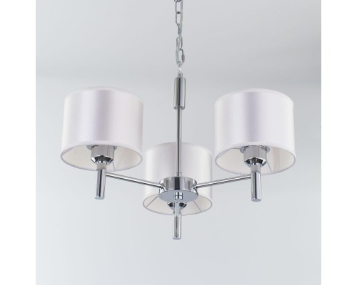 Подвесная люстра Citilux CL463130 Аврора Хром + Белый