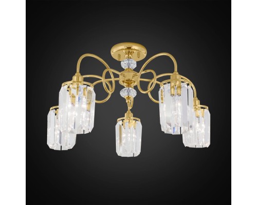 Хрустальная люстра потолочная Citilux CL330152 Синди