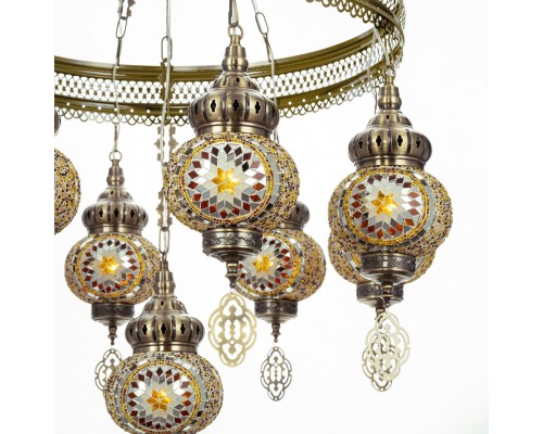 CL419185 Каир Мозаика Янтарь Люстра