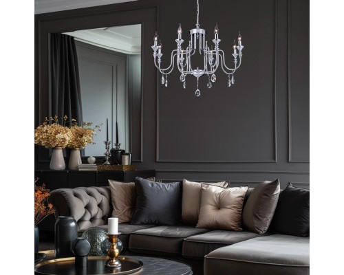 Подвесная люстра Citilux CL437181 Рига Хром