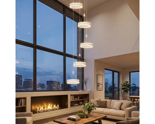 CL719050 Дуэт Белый Люстра