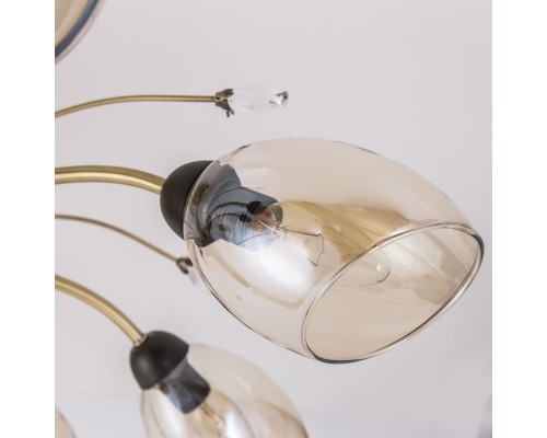 CL108185 Комета Бронза+Дымч. Св-к Люстра