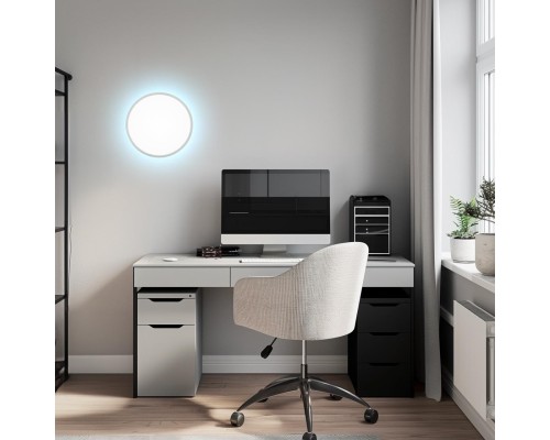 CL738320EL Бейсик Лайн Белый Св-к с пультом LED+RGB 40W