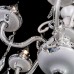 Подвесная люстра с хрусталем Citilux CL352180 Марена Белый+Хром