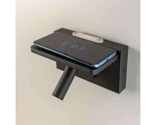 CL704371 Декарт Черный Св-к Настенный