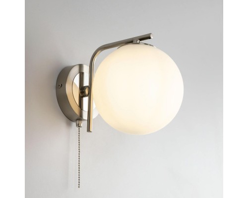 CL102314 Томми Хром Мат.+ Белый Св-к Бра