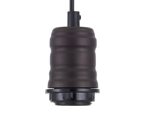 Люстра лофт Citilux CL451262 Эдисон Венге + Черный