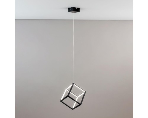 Подвесной светодиодный светильник Citilux CL719201 Куб 30 Вт 4000K Черный