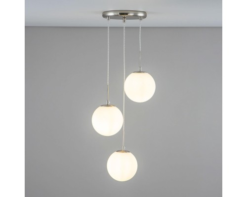 CL102034 Томми Хром Мат.+ Белый Св-к Подвес