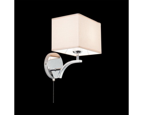 Бра с выключателем Citilux CL460411 Эвора Рондо Хром+Песочный