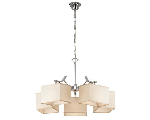 Подвесная люстра Citilux CL460251 Эвора Квадро Хром+Песочный