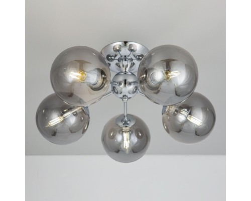 CL102150 Томми Хром+Дымч. Св-к Люстра