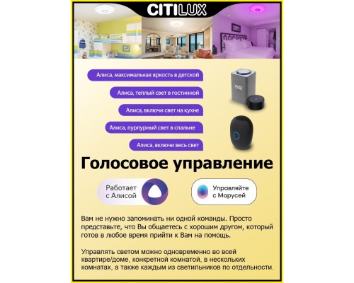 CL713A100G Диамант Хром Смарт RGB Св-к