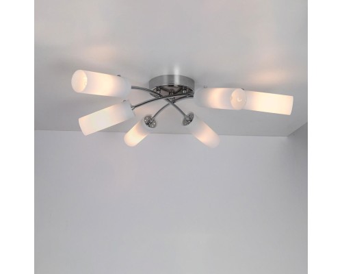 CL122161 Новелла Хром+Хром Мат. Св-к Люстра