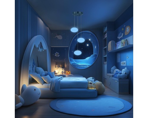 CL226A031 ATMAN Смарт Хром.Мат. Люстра Подвесная