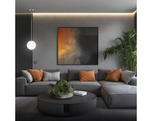 CL102014 Томми Хром Мат.+ Белый Св-к Подвес