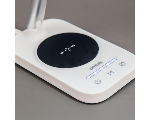 Настольная светодиодная лампа с выключателем Citilux CL803051 Ньютон 9 Вт 3000-4000K