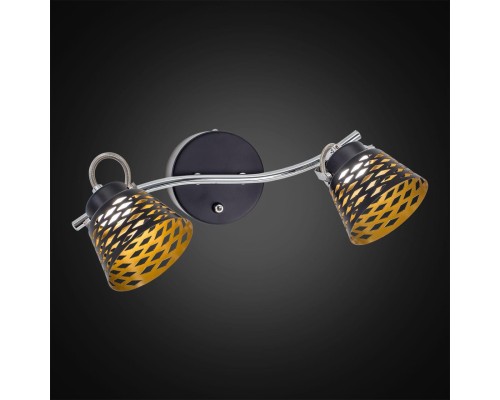 Спот светодиодный с выключателем Citilux CL508522 Орегон 10 Вт 3000K Черный + Золото