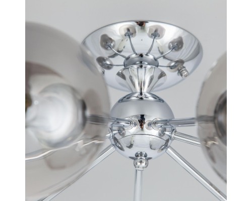 CL102170 Томми Хром+Дымч. Св-к Люстра