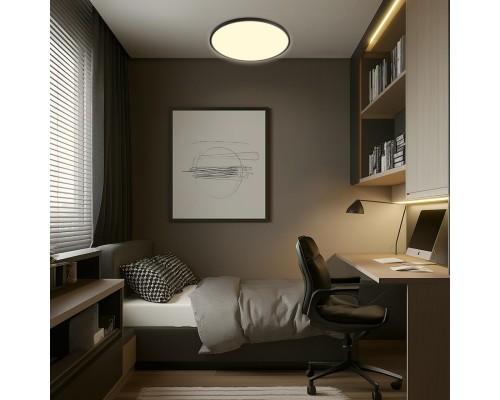 CL738501V Бейсик Черный Св-к Накл. LED 50W*Мульти