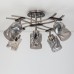 CL142155 Мерида Хр.Мат+Дымч Св-к Люстра