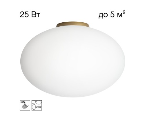 CL941E28B2 RON Накладной Св-к Эллипс База Золото