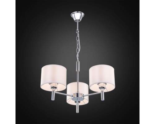 Подвесная люстра Citilux CL463130 Аврора Хром + Белый