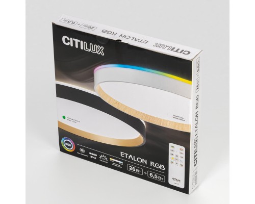 CL750321R ETALON Черный+Золото с пультом и RGB