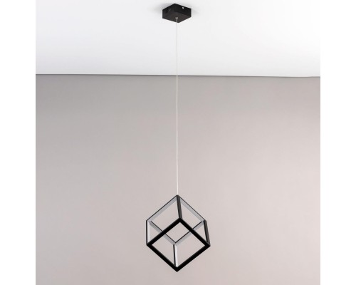Подвесной светодиодный светильник Citilux CL719201 Куб 30 Вт 4000K Черный