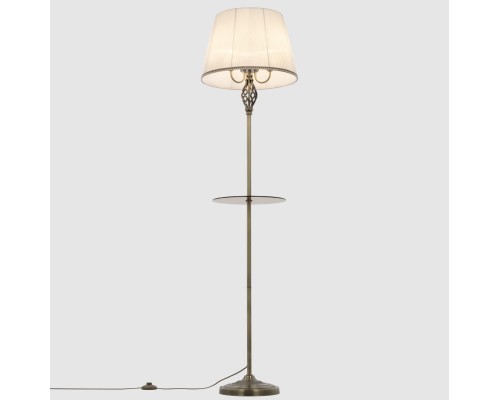 CL402930T Вена Бронза+Белый Торшер со столиком