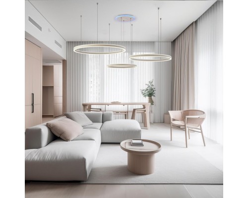 CL719A700 Дуэт Смарт Белый Св-к Люстра