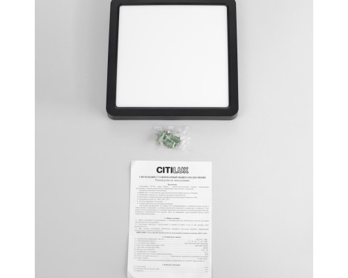 CL738K181V Бейсик Черный Св-к Накл. LED 18W*Мульти