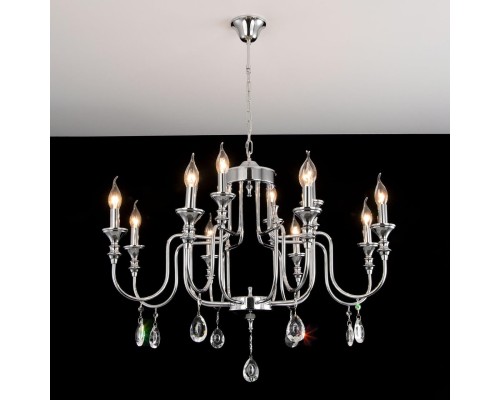 Подвесная люстра Citilux CL437221 Рига Хром