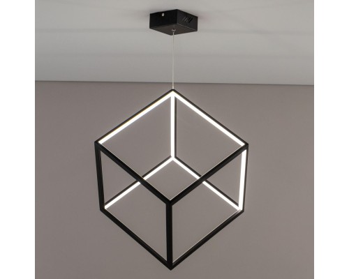 Подвесной светодиодный светильник Citilux CL719301 Куб 40 Вт 4000K Черный