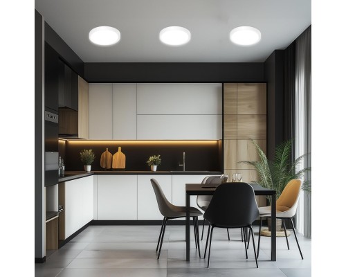 CL738120N Бейсик Белый Св-к Накл. LED 12W*4000K