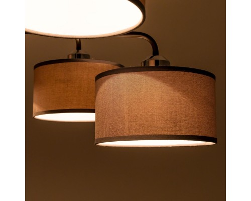 CL428261 Форма Кофе+Серый Св-к Люстра