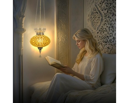 CL419125 Каир Мозаика Янтарь Подвес