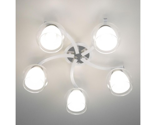 CL152150 Кристи Белый+Хром Св-к Люстра