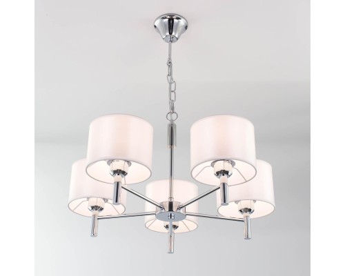 Подвесная люстра Citilux CL463150 Аврора Хром + Белый