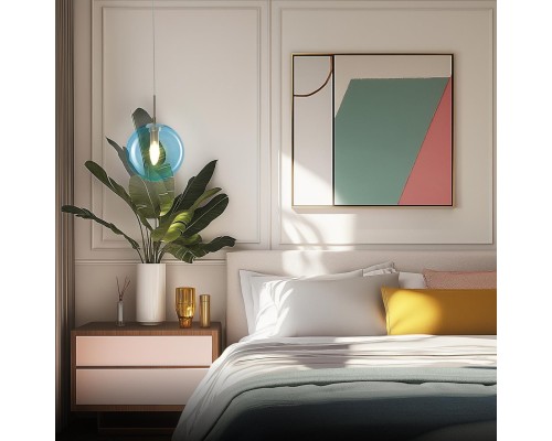 CL102627 Томми Голубой Св-к Подвес