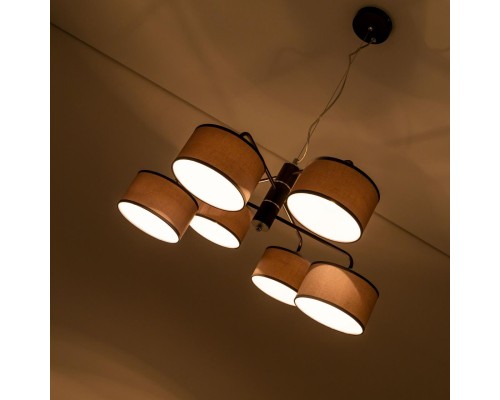 CL428261 Форма Кофе+Серый Св-к Люстра