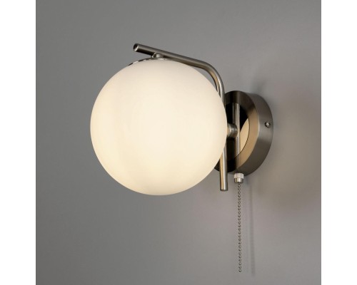 CL102314 Томми Хром Мат.+ Белый Св-к Бра