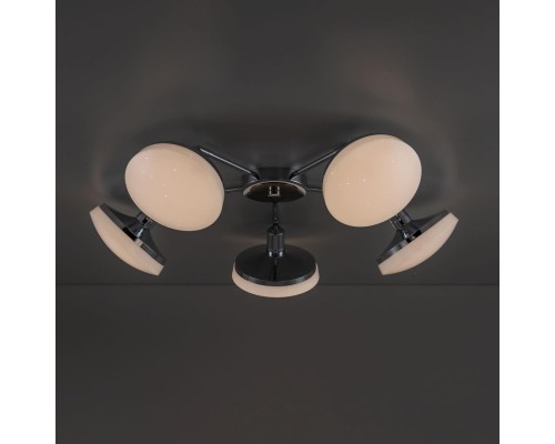 Потолочная светодиодная люстра Citilux CL716251Wz Тамбо 60 Вт 3000K Хром