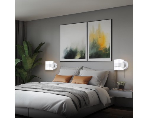 CL140310 Бертон Белый+Хром Св-к Бра