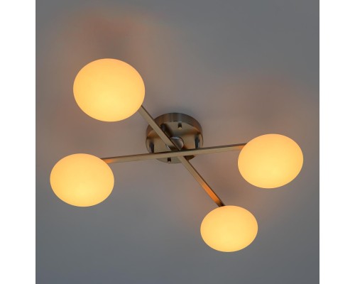 CL226A141 ATMAN Смарт Хром.Мат. Люстра Потолочная