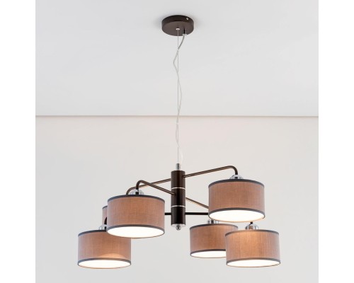 CL428261 Форма Кофе+Серый Св-к Люстра